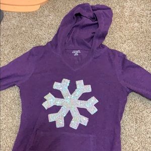 Girls purple sweatshirt